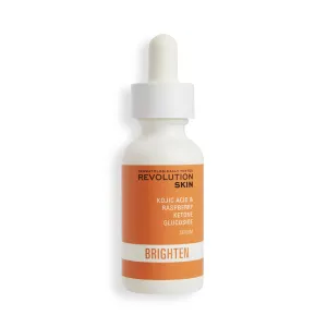 Revolution Skincare Brighten Kojic Acid & Raspberry Ketone Glucoside auffrischendes hydratisierendes Serum zum vereinheitlichen der Hauttöne 30 ml