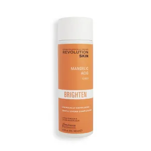 Revolution Skincare Brighten Mandelic Acid sanftes Peeling-Tonikum strafft die Haut und verfeinert Poren 200 ml