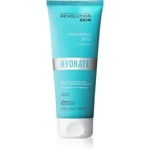 Revolution Skincare Hydrate Hyaluronic Acid sanfte, reinigende Gel-Creme 200 ml