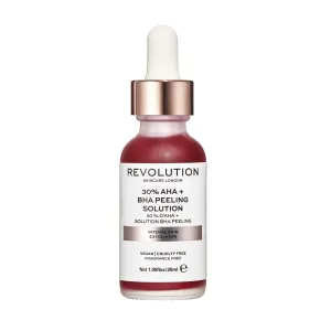 Revolution Skincare AHA + BHA 30% Peeling Solution Intensives chemisches Peeling zur Verjüngung der Gesichtshaut 30 ml