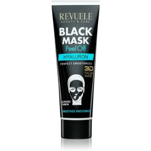 Revuele Black Mask Peel Off Hyaluron Reinigungsmaske zum Abziehen mit Aktivkohle 80 ml
