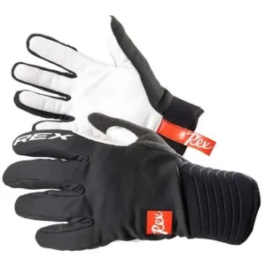REX THERMO PLUS Handschuhe für den Langlauf, schwarz, größe M