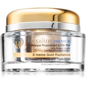 Rexaline Premium Line-Killer X-Treme Gold Radiance regenerierende Maske mit Tiefenwirkung mit 24 Karat Gold 50 ml