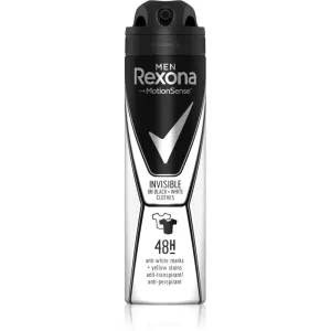 Rexona Antitranspirant Spray Men Motionsense Invisible Schwarz Weiß 150 ml +