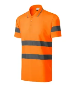 Rimeck HV Runway Warnsicherheits-Poloshirt, Fluoreszierend Warnorange #1010250