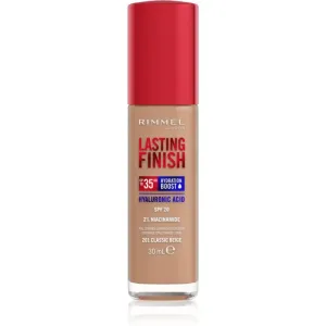 Rimmel Lasting Finish 35H Hydration Boost Hydratisierendes Make Up SPF 20 Farbton 201 Classic Beige 30 ml