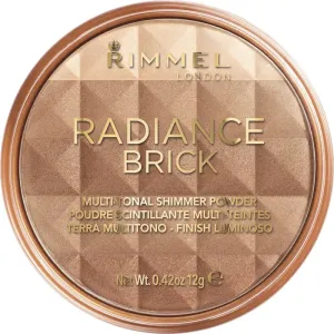 Rimmel Radiance Brick highliting Bronzer Puder Farbton 001 Light 12 g