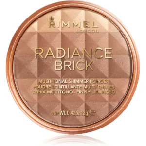 Rimmel Radiance Brick highliting Bronzer Puder Farbton 002 Medium 12 g #1069571