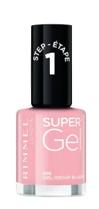 Rimmel Super Gel Gel-Lack für Fingernägel - keine UV/LED Lampe erforderlich Farbton 033 R&B Rose 12 ml