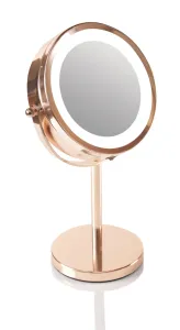RIO Rose gold mirror Kosmetikspiegel mit LED-Beleuchtung 1 St