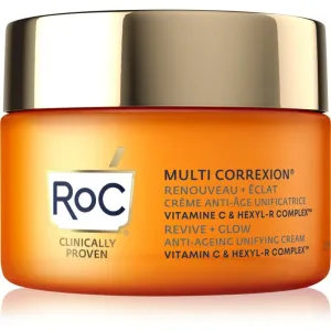 RoC Multi Correxion Revive + Glow aufhellende Anti-Falten Creme mit Vitamin C 50 ml