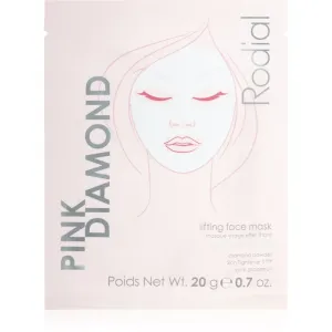 Rodial Pink Diamond Lifting Face Mask Lifting-Tuchmaske für das Gesicht 4x1 St