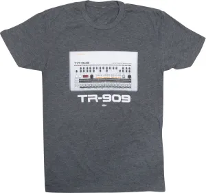 Roland T-Shirt TR-909 Unisex Charcoal M