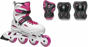 Rollerblade Fury Combo JR White/Pink 28-32 Inline-Skates