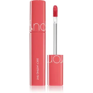 rom&nd Juicy Lasting Hochpigmentiertes Lipgloss Farbton 09 Litchi Coral 5,5 g