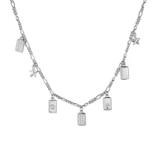 Rosato Silber Halskette mit Anhängern RZFU01