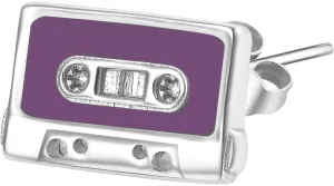 Rosato Silber Single Ohrring Radiokassette Storie RZO025R