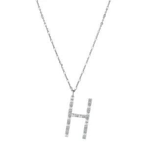 Rosato Silberkette mit H-Anhänger Cubica RZCU08 (Halskette, Anhänger)