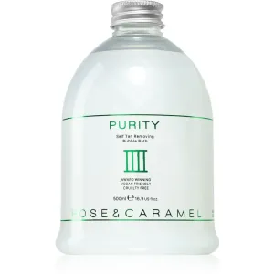 Rose & Caramel Purity Badschaum zum Entfernen von Selbstbräunern 500 ml