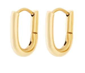 Rosefield Luxuriöse vergoldete Ohrringe Kreise Essentials JEOLG-J567/JEOSG-J569 1,4 x 1cm