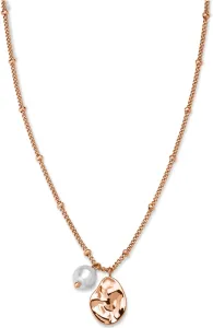 Rosefield Rosa vergoldete Halskette mit Anhängern JTNPRG-J447