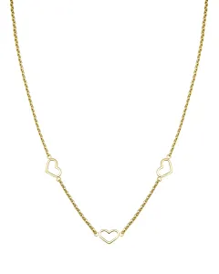Rosefield Zarte vergoldete Halskette mit Herz JNTHG-J535