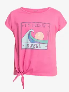 Roxy Pura Playa Kinder  T‑Shirt Rosa