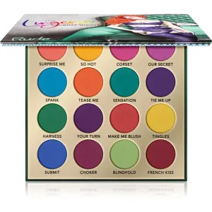 Rude Cosmetics The Lingerie Collection 16 Shades Lidschatten-Palette Farbton Naughty Night 15 g