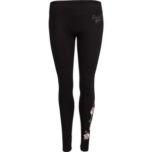 Russell Athletic FLORAL LEGGINGS Damen-Leggings, schwarz, größe S