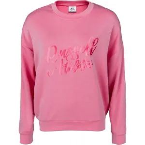 Russell Athletic PRINTED CREWNECK SWEATSHIRT Damen Sweatshirt, rosa, größe XL