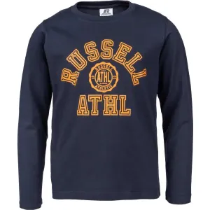 Russell Athletic L/S CREWNECK TEE SHIRT Kindershirt, dunkelblau, größe 152