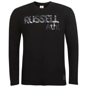 Russell Athletic LONG SLEEVE TEE SHIRT Herrenshirt, schwarz, größe XL