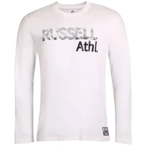 Russell Athletic LONG SLEEVE TEE SHIRT Herrenshirt, weiß, größe S