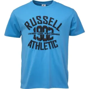 Russell Athletic T-SHIRT M Herren T-Shirt, blau, größe L