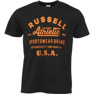 Russell Athletic T-SHIRT M Herren T-Shirt, schwarz, größe L