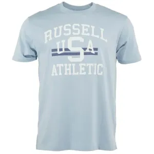 Russell Athletic T-SHIRT M Herrenshirt, hellblau, größe XXL