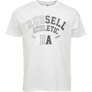 Weiße T-Shirts Russell Athletic