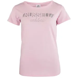 Russell Athletic T-SHIRT W Damenshirt, rosa, größe S