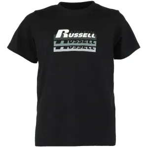 Russell Athletic TEE SHIRT BOY Kindershirt, schwarz, größe 128
