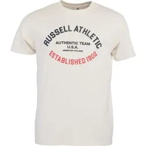 Russell Athletic TEE SHIRT Herrenshirt, beige, größe S