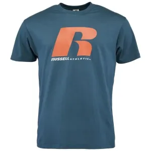 Russell Athletic TEE SHIRT M Herrenshirt, blau, größe S