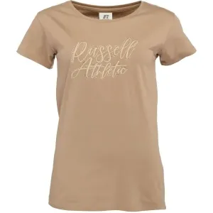 Russell Athletic TEE SHIRT W Damenshirt, beige, größe XS