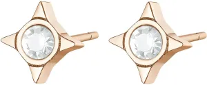 S`Agapõ Elegante Stahl Ohrringe mit Kristallen CLICK SCK50