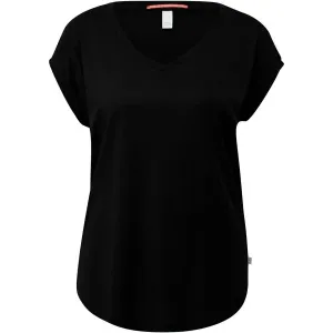 s.Oliver Q/S T-SHIRT Damen-T-Shirt, schwarz, größe M