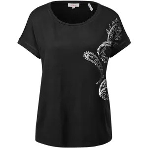 s.Oliver RL T-SHIRT Damen-T-Shirt, schwarz, größe 36