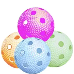 Salming AERO BALL 10-PACK Floorball Bälle, farbmix, größe os