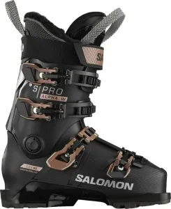 Salomon S/Pro Alpha 90 W Black/Pink Gold Metallic/Silver 24/24,5 Alpin-Skischuhe