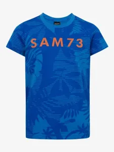 Sam 73 Theodore Kinder  T‑Shirt Blau