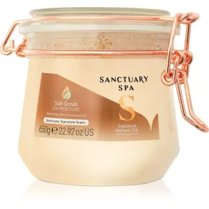 Sanctuary Spa Signature Natural Oils Salz-Peeling zum nähren und Feuchtigkeit spenden 650 g
