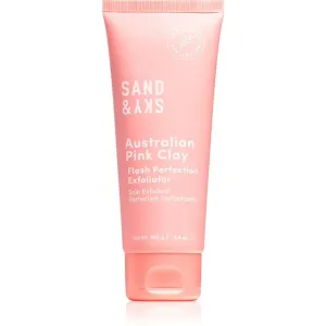 Sand & Sky Australian Pink Clay Flash Perfection Exfoliator Reinigungspeeling für das Verfeinern der Poren und ein mattes Aussehen der Haut 100 ml